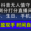 抖音蓝海AI软件全自动实时互动无人直播非带货撸音浪，懒人主播福音，单…财神社_创业网_资源网_网赚教程_创业项目_活动线报_技术资源财神社