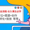 短视频实操全流程-长久博主必学：账号定位+搭建+创作+运营+转化+投放  等等财神社_创业网_资源网_网赚教程_创业项目_活动线报_技术资源财神社