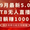 9月最新TB无人，日躺赚1000+，不违规不封号，国庆假也能躺！财神社_创业网_资源网_网赚教程_创业项目_活动线报_技术资源财神社