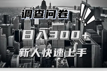 【快速上手】调查问卷项目分享，一个问卷薅多遍，日入二三百不是难事！财神社_创业网_资源网_网赚教程_创业项目_活动线报_技术资源财神社