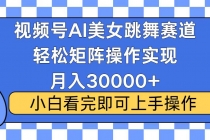 视频号蓝海赛道玩法，当天起号，拉爆流量收益，小白也能轻松月入30000+财神社_创业网_资源网_网赚教程_创业项目_活动线报_技术资源财神社